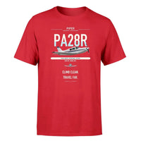 Thumbnail for Piper PA-28R Arrow III design on red t-shirt, single-side print