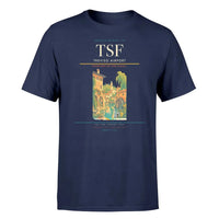 Thumbnail for Treviso Airport (TSF) T-Shirt single-side front print in Navy Blue | treviso-airport-tsf-double-side-t-shirt