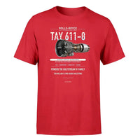 Thumbnail for TAY 611-8 design on red single side