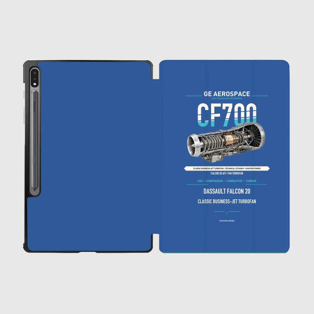 CF700 design on blue samsung tablet tablet case