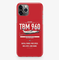 Thumbnail for Daher TBM 960 design on red magsafe iphone case, for iPhone Pro Max