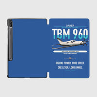 Thumbnail for Daher TBM 960 design on blue samsung tablet tablet case