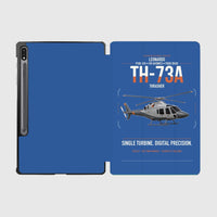 Thumbnail for Leonardo TH-73A Thrasher design on blue samsung tablet tablet case