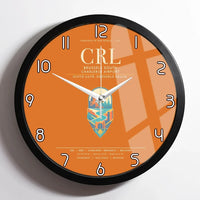 Thumbnail for Brussels South Charleroi Airport CRL Wall-Clock Framed - Orange