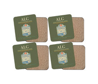 Thumbnail for Houari Boumediene Airport ALG Coaster 4-Pieces-Set - Green Army