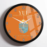 Thumbnail for MontrealTrudeau International Airport YUL Wall-Clock Framed - Orange