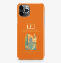 Thumbnail for Leipzig Airport (LEJ) design on orange iPhone 16 Pro MagSafe case