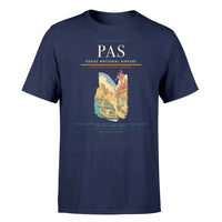 Thumbnail for Paros National Airport (PAS) T-Shirt single-side front print in Navy Blue | paros-national-airport-pas-double-side-t-shirt