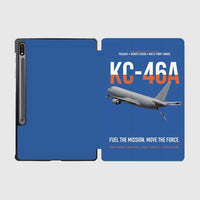 Thumbnail for KC-46A PEGASUS design on blue samsung tablet tablet case