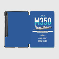 Thumbnail for Piper M350 design on blue samsung tablet tablet case