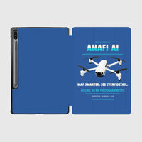 Thumbnail for Parrot ANAFI Ai design on blue samsung tablet tablet case