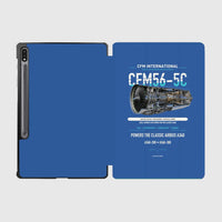 Thumbnail for CFM56-5C design on blue samsung tablet tablet case
