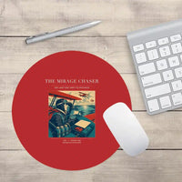 Thumbnail for VINTAGE G4337 - The Mirage Chaser - Designed Mouse Pads design on red round