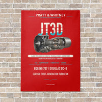 Thumbnail for JT3D vertical canvas print - no frame - red background