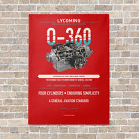 Thumbnail for O-360 vertical canvas print - no frame - red background
