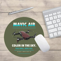 Thumbnail for DJI Mavic Air design on green army round mouse pad