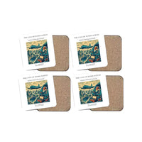 Thumbnail for The Cave Of Winds Survey - Designed Coasters design on white 4-pieces-set