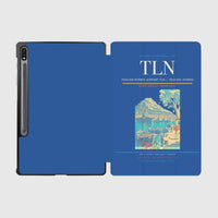 Thumbnail for Toulon-Hyères Airport (TLN) design on blue samsung tablet tablet case
