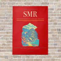 Thumbnail for Simón Bolívar International Airport SMR — Santa Marta vertical canvas print - no frame - red background