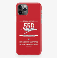 Thumbnail for Cessna Citation 550 - Citation II design on red magsafe iphone case, for iPhone Pro Max