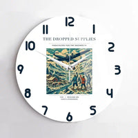 Thumbnail for VINTAGE G4234 - The Dropped Supplies - Designed Wall Clocks design on white no-frame