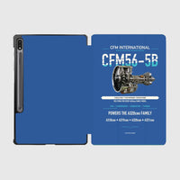 Thumbnail for CFM56-5B design on blue samsung tablet tablet case