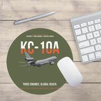 Thumbnail for KC-10A EXTENDER design on green army round mouse pad