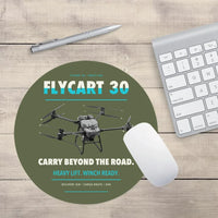 Thumbnail for DJI FlyCart 30 design on green army round mouse pad