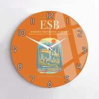 Thumbnail for Ankara Esenboga Airport ESB Wall-Clock No-Frame - Orange