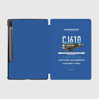 Thumbnail for CJ610 design on blue samsung tablet tablet case