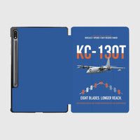 Thumbnail for KC-130T NP2000 design on blue samsung tablet tablet case