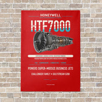 Thumbnail for HTF7000 vertical canvas print - no frame - red background