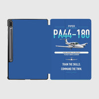 Thumbnail for Piper PA-44-180 Seminole design on blue samsung tablet tablet case