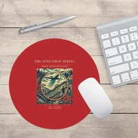 Thumbnail for VINTAGE G4490 - The Seed Drop Spring - Designed Mouse Pads design on red round