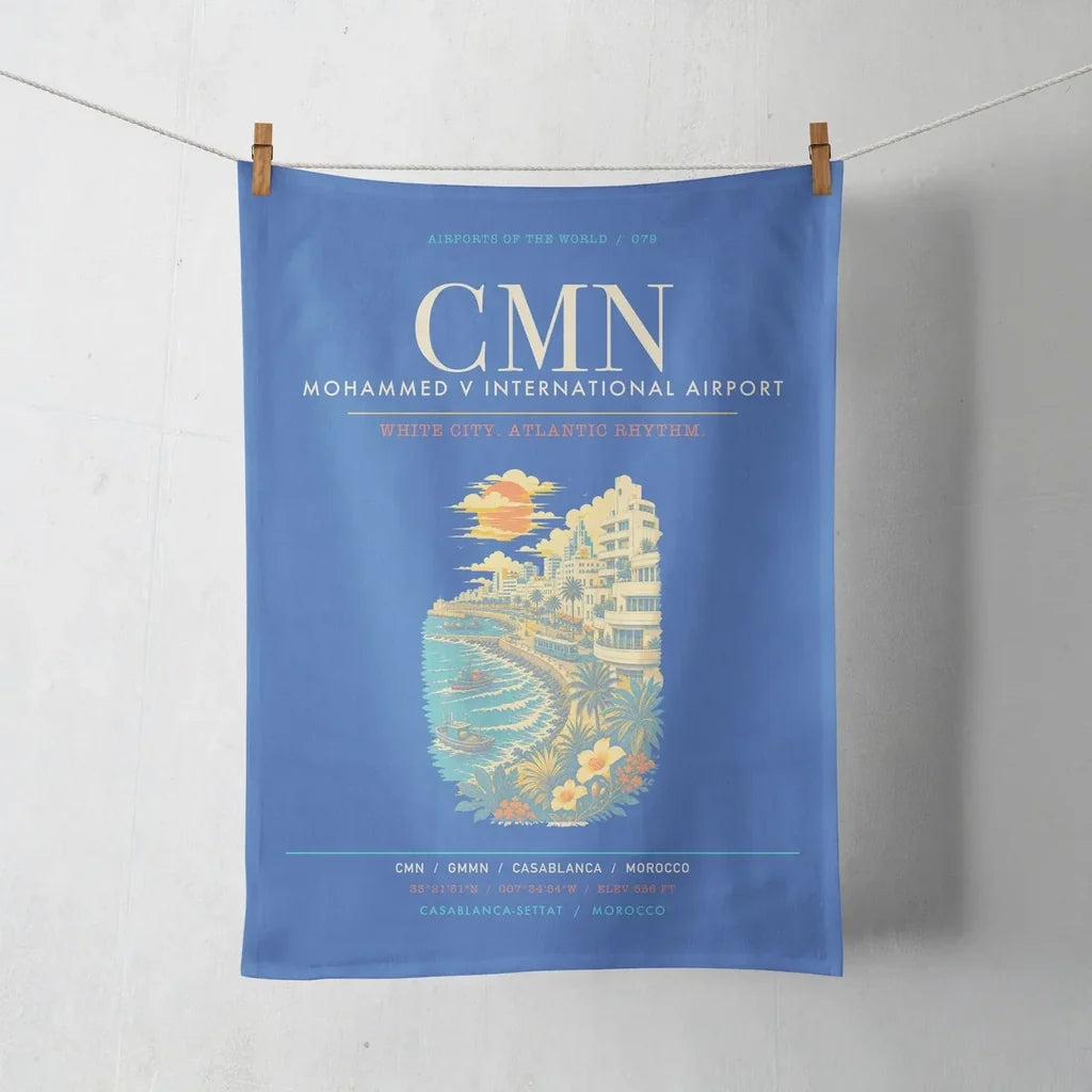 Casablanca Mohammed V International Airport CMN - Blue