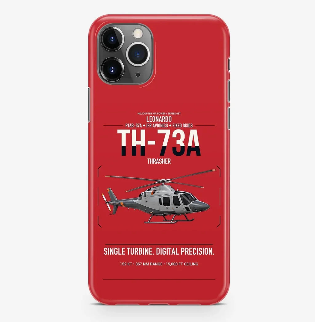 Leonardo TH-73A Thrasher design on red magsafe iphone case, for iPhone Pro Max