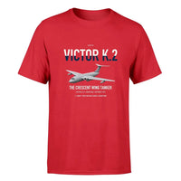 Thumbnail for Handley Page Victor K.2 design on red double-side t-shirt, single-side print