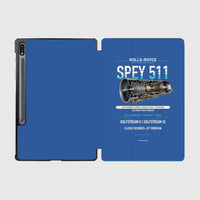 Thumbnail for SPEY 511 design on blue samsung tablet tablet case