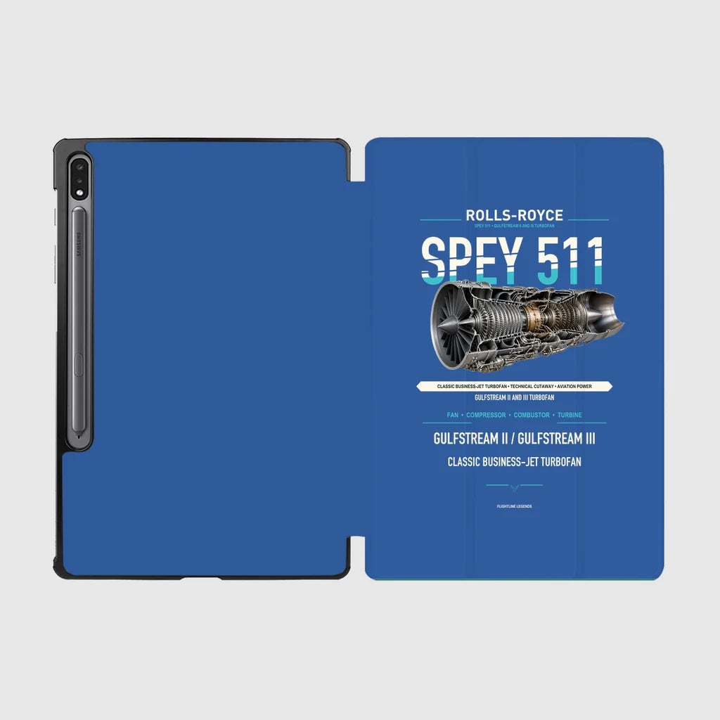 SPEY 511 design on blue samsung tablet tablet case
