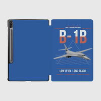 Thumbnail for B-1B Lancer design on blue samsung tablet tablet case