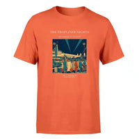 Thumbnail for VINTAGE G4080 - The Propliner Nights - Premium T-Shirt design on orange premium t shirt