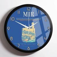 Thumbnail for Monastir Habib Bourguiba International Airport (MIR) design on blue framed wall clock