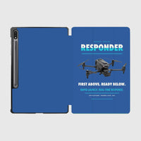 Thumbnail for BRINC Responder design on blue samsung tablet tablet case