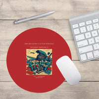 Thumbnail for VINTAGE G4452 - The Mechanic's Lunch Whistle - Designed Mouse Pads design on red round