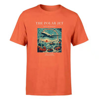 Thumbnail for VINTAGE G4119 - The Polar Jet - Premium T-Shirt design on orange premium t shirt