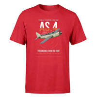 Thumbnail for Fairey Gannet AS.4 design on red t-shirt, single-side print