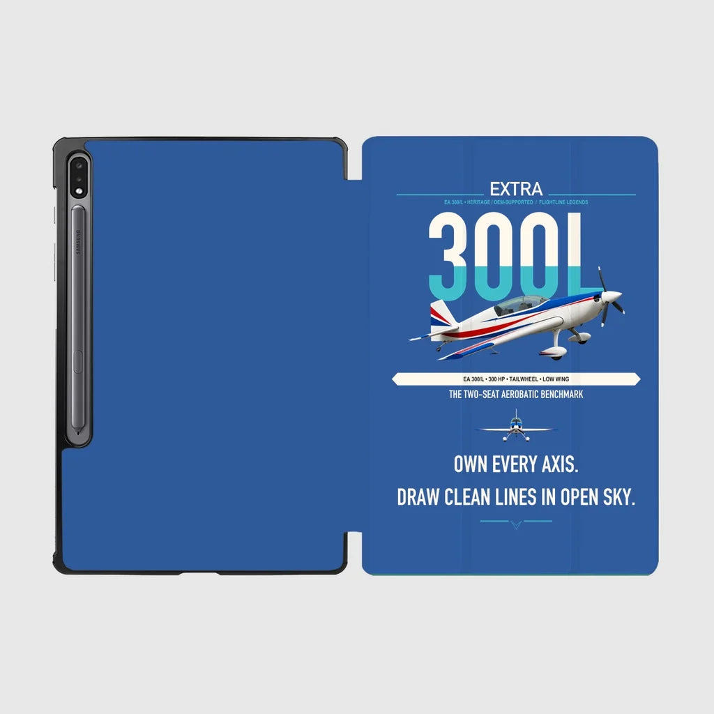 Extra 300L design on blue samsung tablet tablet case