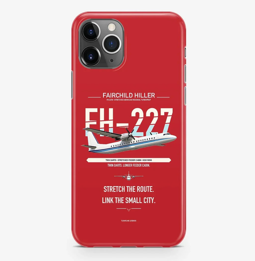 Fairchild Hiller FH-227B Case ProMax design on red iphone case promax