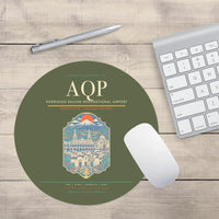 Thumbnail for Rodriguez Ballon International Airport AQP Mouse-Pad Round - Green Army