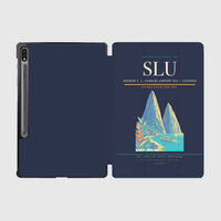Thumbnail for George F. L. Charles Airport (SLU) design on navy blue samsung tablet tablet case